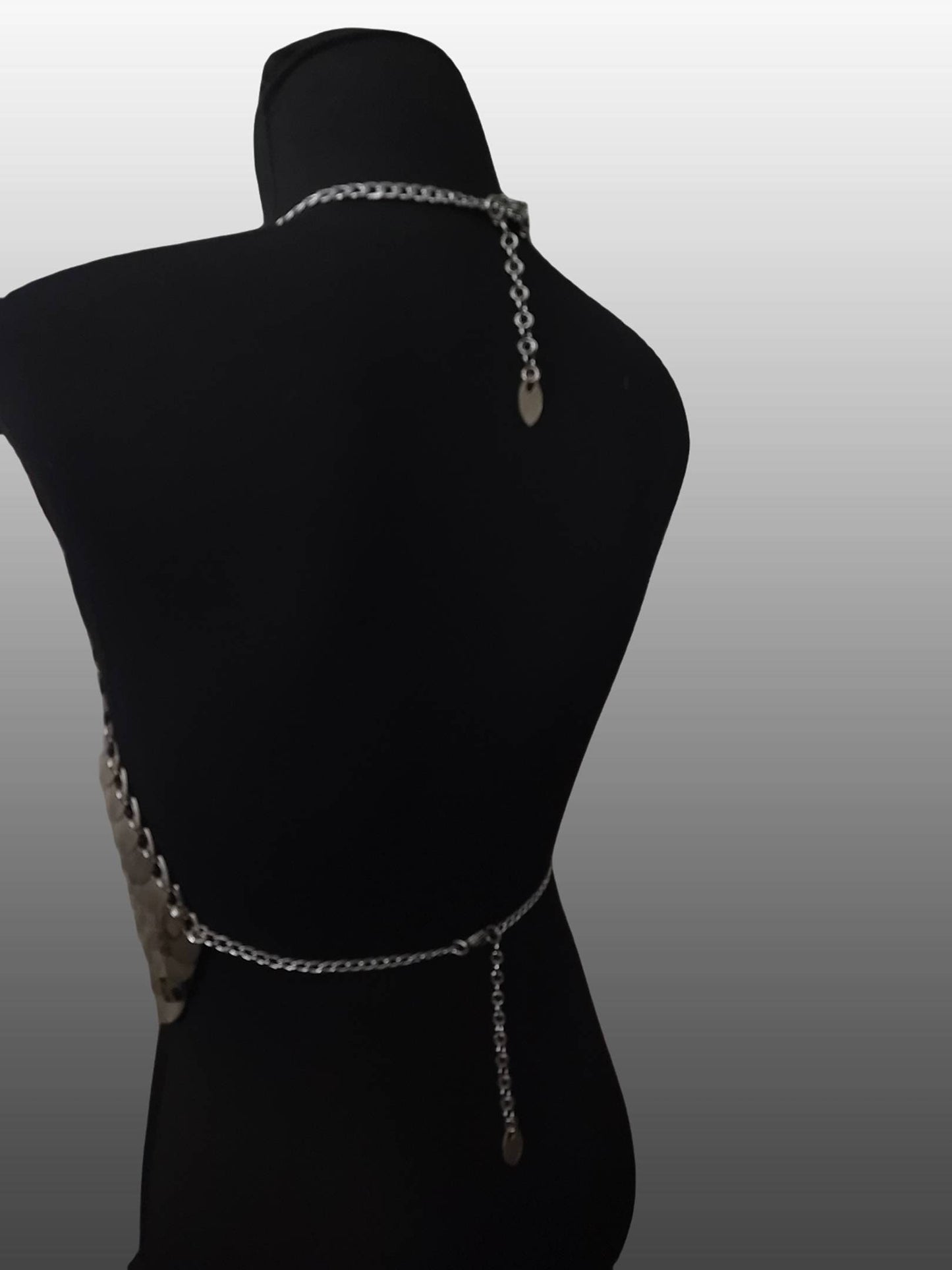 Metal Gold Breastplate Corset Armor, Fantasy Scalemail Dragon Scale Womens Armor, Royal Fae Gala Fairytale Costume, Viking, Fairy Cosplay