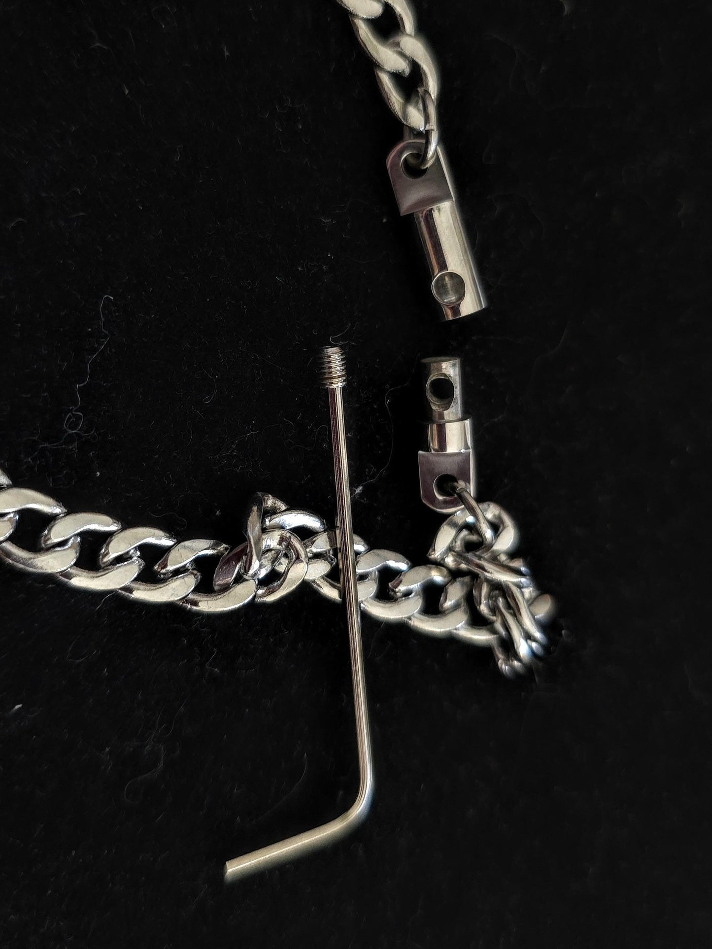 Moon & Stars Discreet Day Collar Elegant Luxury Submissive Style Necklace with Permanent Locking Options | BDSM Submission O Ring Jewelry