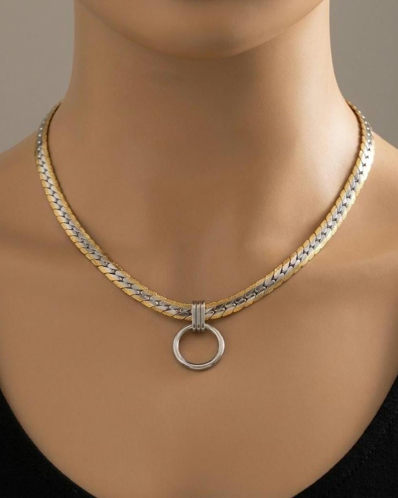 Steel Day Collar, Precision Fit Masc Style Choker, O-Ring Necklace, 14–20 Inch Sizes, Locking Option, BDSM Jewelry
