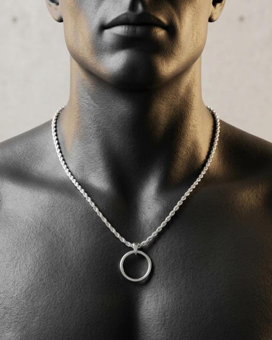 Sterling Silver 3mm Rope Chain Day Collar Choker Necklace - Mens, Womens, 3 Sizes & Locking Option - Luxury Commitment Jewelry