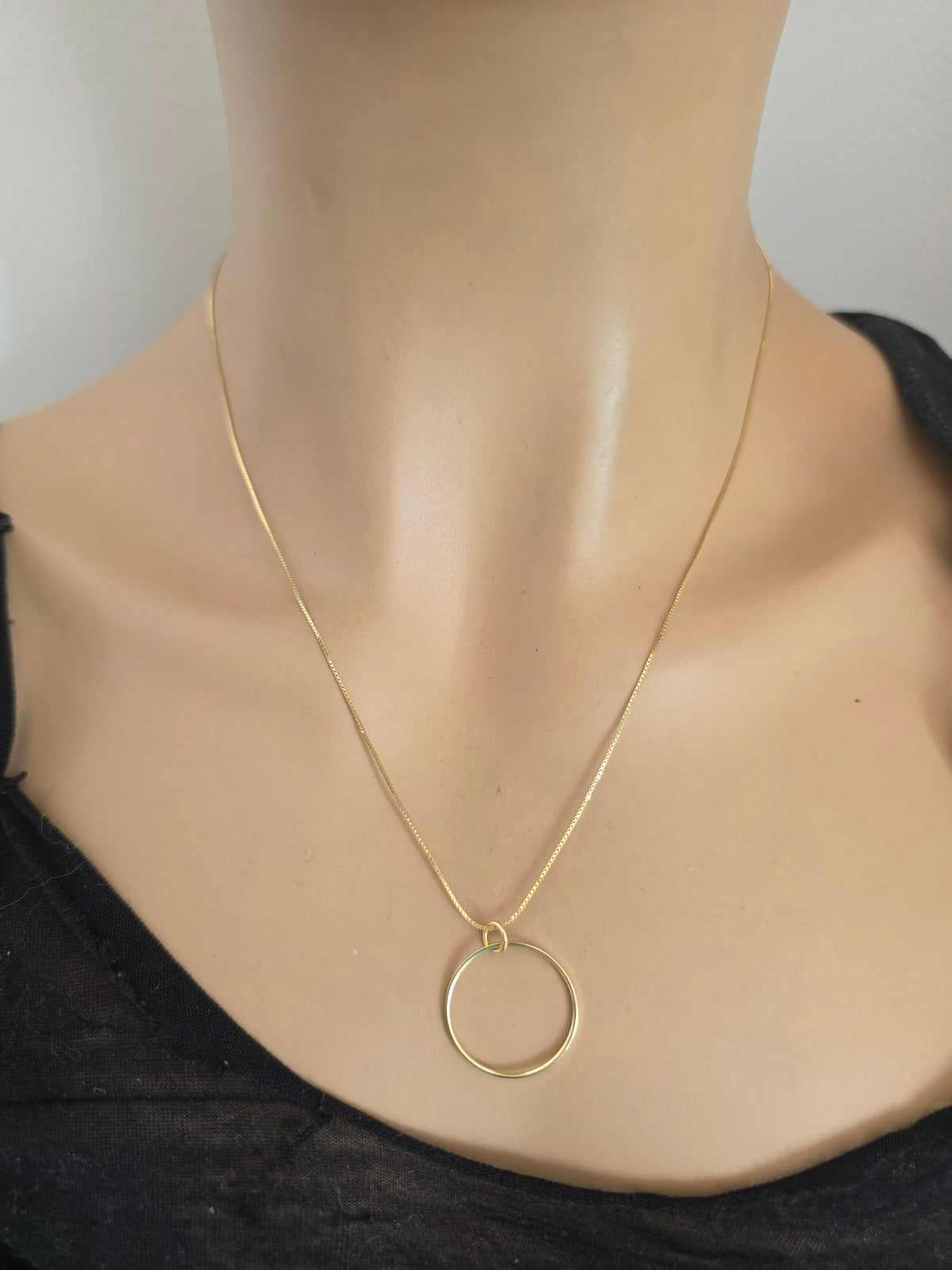 14-karätiges Gold-Vermeil-Figaro-Tageshalsband | Sterlingsilber