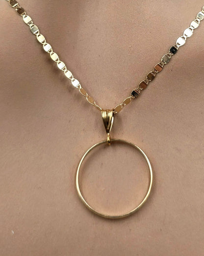 Solid 10K Gold Day Collar | Fine Gold Necklace