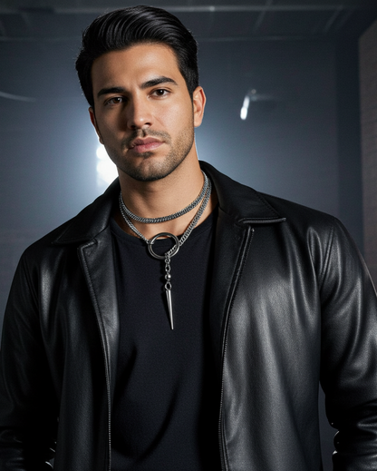 Slip Chain Spike Intimate Day Collar Choker - Lifestyle Couples Jewelry