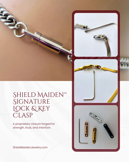 Discreet Day Collar Rigid Submissive Intimate Partner Necklace with Permanent Locking Option