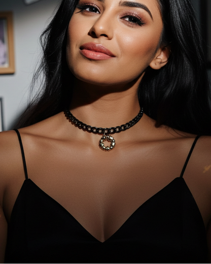 Sub Day Collar Choker Halskette, permanente Verschlussoption | Intimschmuck für Paare