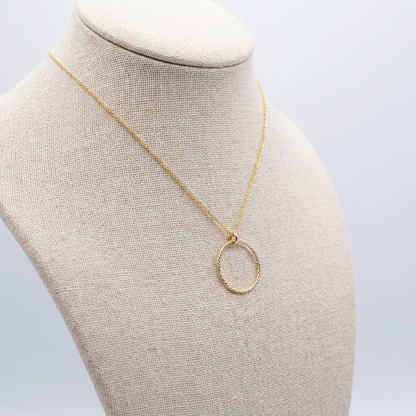 Gold Vermeil Sterling Silver Elegant Minimalist  Chain Day Collar Necklace, Romantic Partner Fine Jewelry