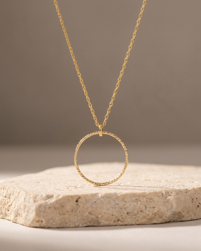 Gold Vermeil Sterling Silver Elegant Minimalist  Chain Day Collar Necklace, Romantic Partner Fine Jewelry