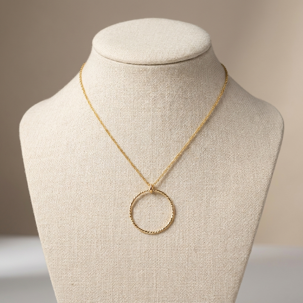 Gold Vermeil Sterling Silver Elegant Minimalist  Chain Day Collar Necklace, Romantic Partner Fine Jewelry