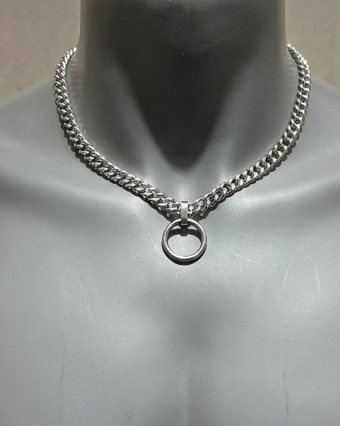 Steel Day Collar – Chain | Minimalist | Optional Locking Clasp