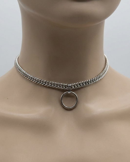 Steel Day Collar – Chain | Minimalist | Optional Locking Clasp
