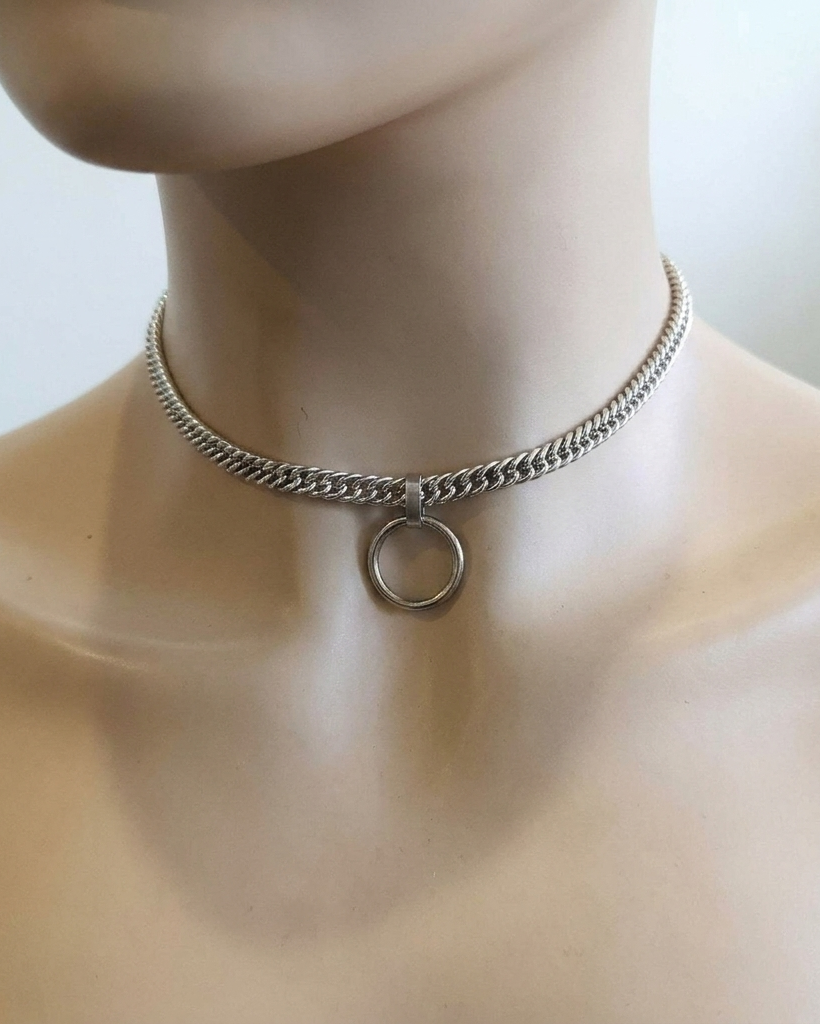 Steel Day Collar – Chain | Minimalist | Optional Locking Clasp