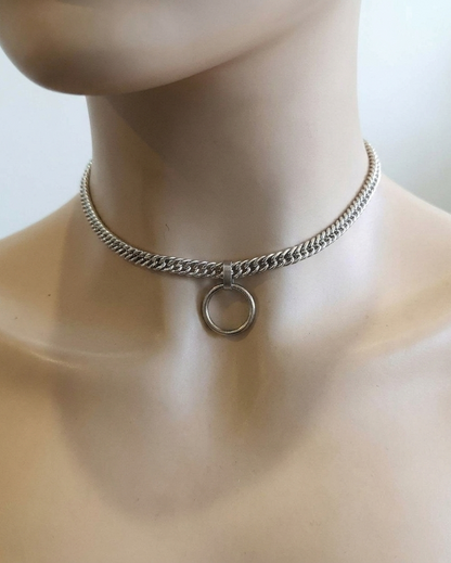 Steel Day Collar – Chain | Minimalist | Optional Locking Clasp