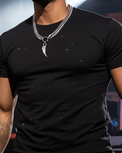 Dente di lupo norreno Fenrir o artiglio di gatto Collana con ciondolo estetico e robusto