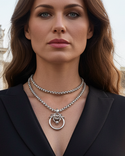 Zappel-Halskette Wikinger Nordisches Kettenhemd Halskette