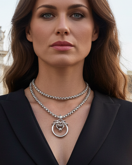 Fidget Necklace Viking Norse Chainmail Necklace