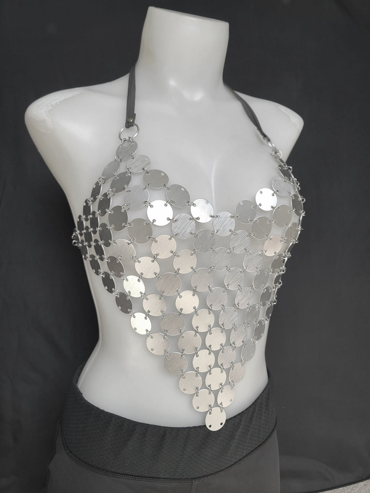 Festival Clothing Rave Chain Crystal Bra Bralette Outfit Sparkle Rhinestone Gem Lingerie - EDM Concert Outfit, Burlesque costume