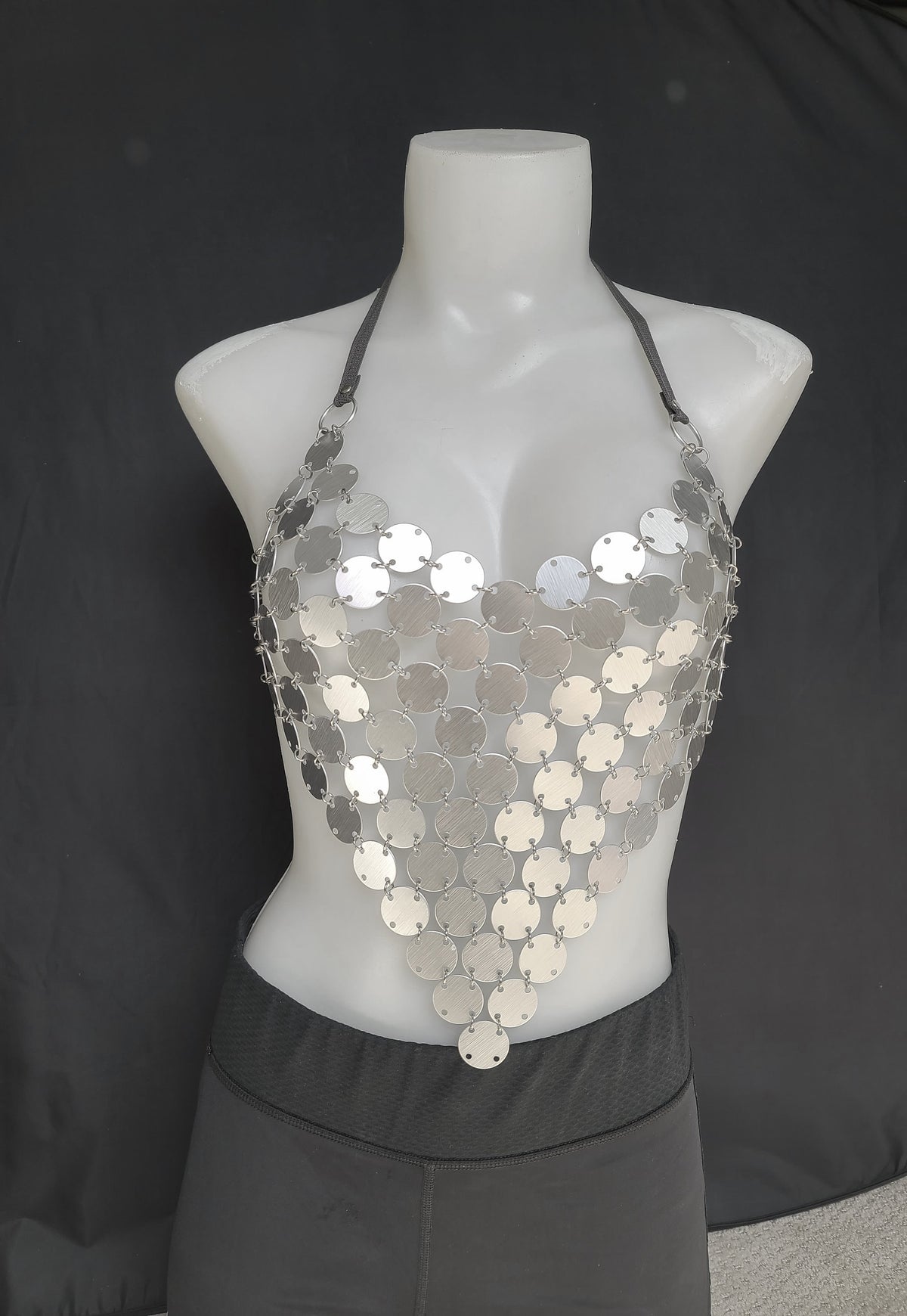 Festival Clothing Rave Chain Crystal Bra Bralette Outfit Sparkle Rhinestone Gem Lingerie - EDM Concert Outfit, Burlesque costume