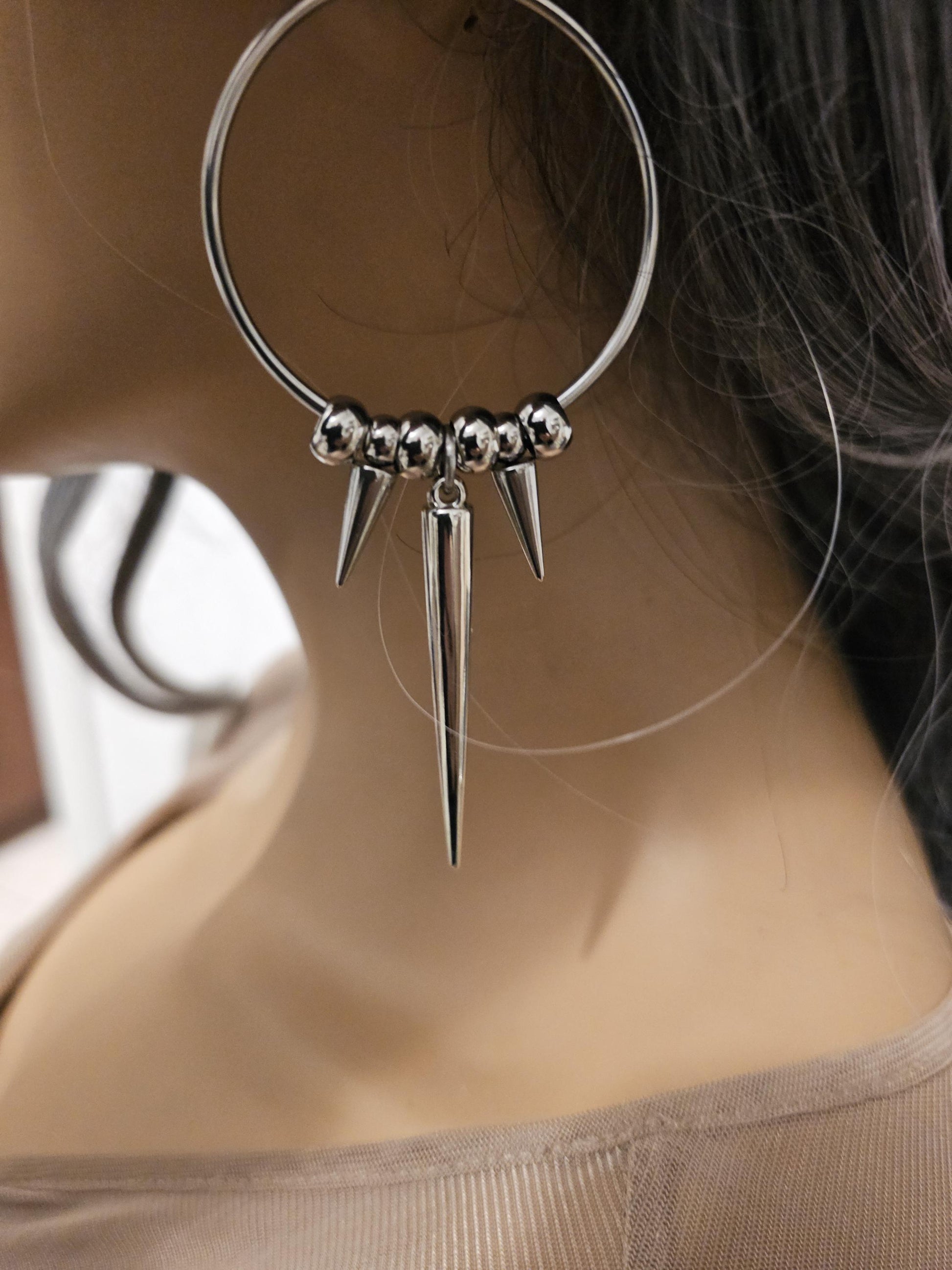Hypoallergenic Goth Spike Earrings Pair – Shield Maiden Jewelry