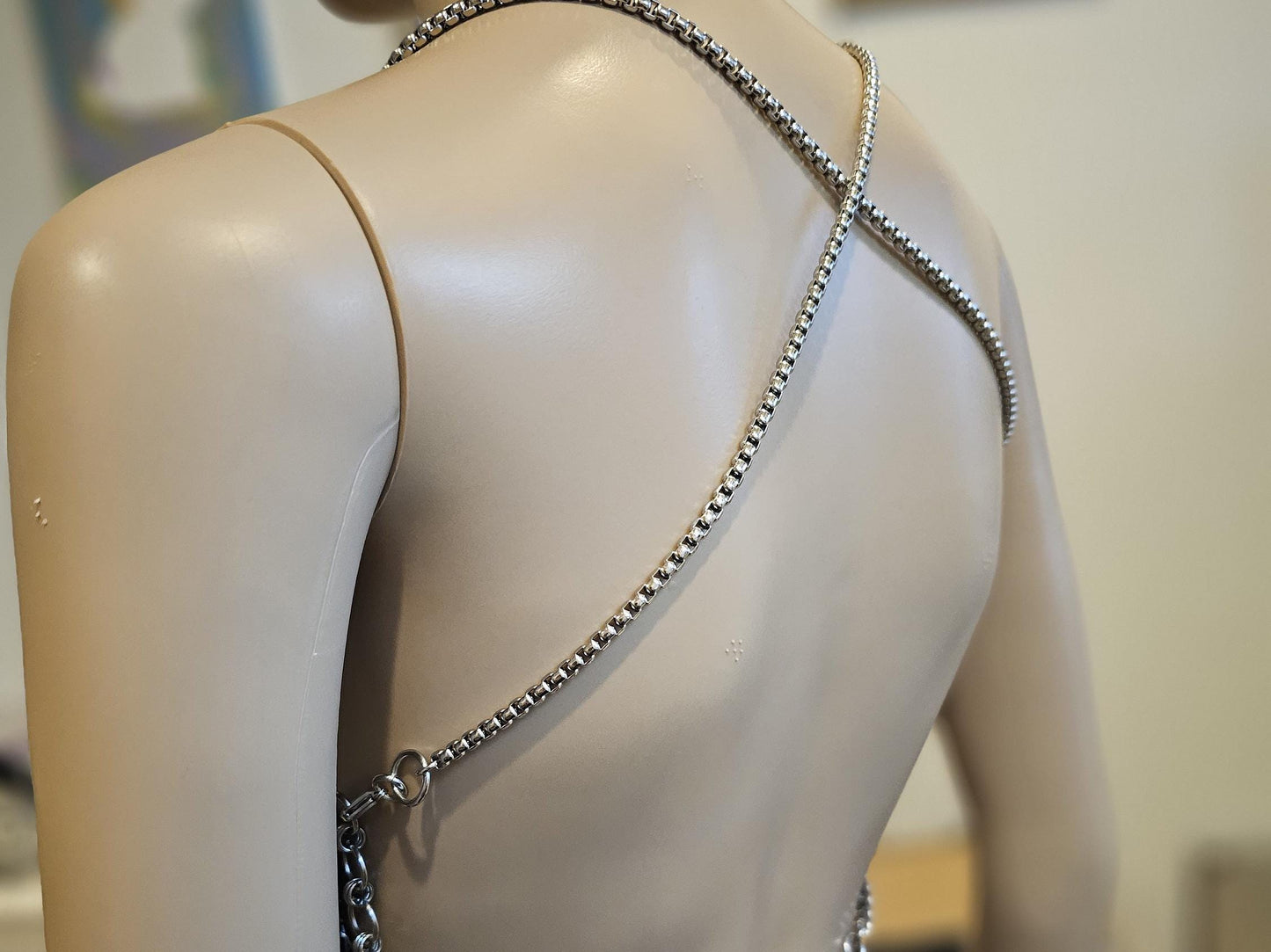 Metal Silver Breastplate Corset Armor, Fantasy Scalemail Dragon Scale Womens Armor, Royal Fae Gala Fairytale Costume, Viking, Fairy Cosplay