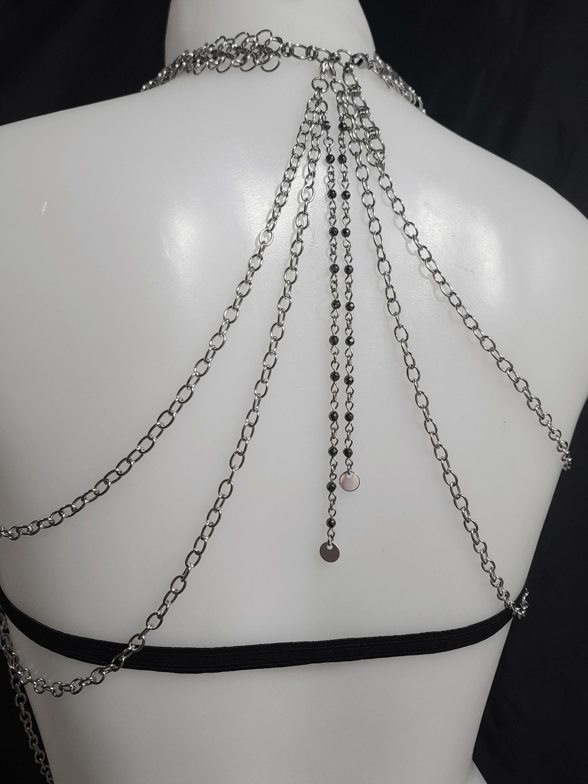 Halloween Festival Outfit Scalemail Corset Top,  or Rave Viking, Dragon, Fairy Cosplay Costume,   - QUALITY MADE in CANADA