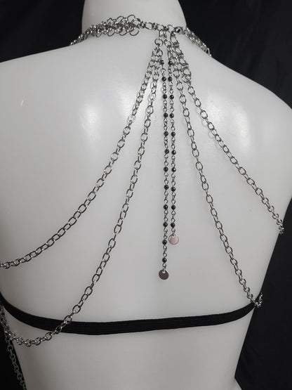 Halloween Festival Outfit Scalemail Corset Top,  or Rave Viking, Dragon, Fairy Cosplay Costume,   - QUALITY MADE in CANADA