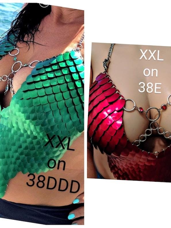 Metal Gold Breastplate Corset Armor, Fantasy Scalemail Dragon Scale Womens Armor, Royal Fae Gala Fairytale Costume, Viking, Fairy Cosplay