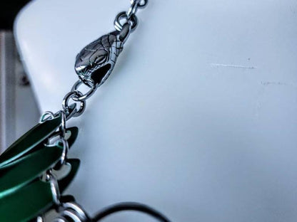 Metal Green Breastplate Corset Armor, Fantasy Scalemail Dragon Scale Womens Armor, Royal Fae Gala Fairytale Costume, Viking, Fairy Cosplay