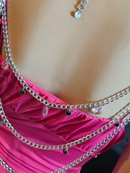 Metal Pink Shoulder Armor, Fantasy Scalemail Dragon Scale Womens Armor, Royal Fae Gala Fairytale Costume, Viking, Fairy Cosplay, Bookish