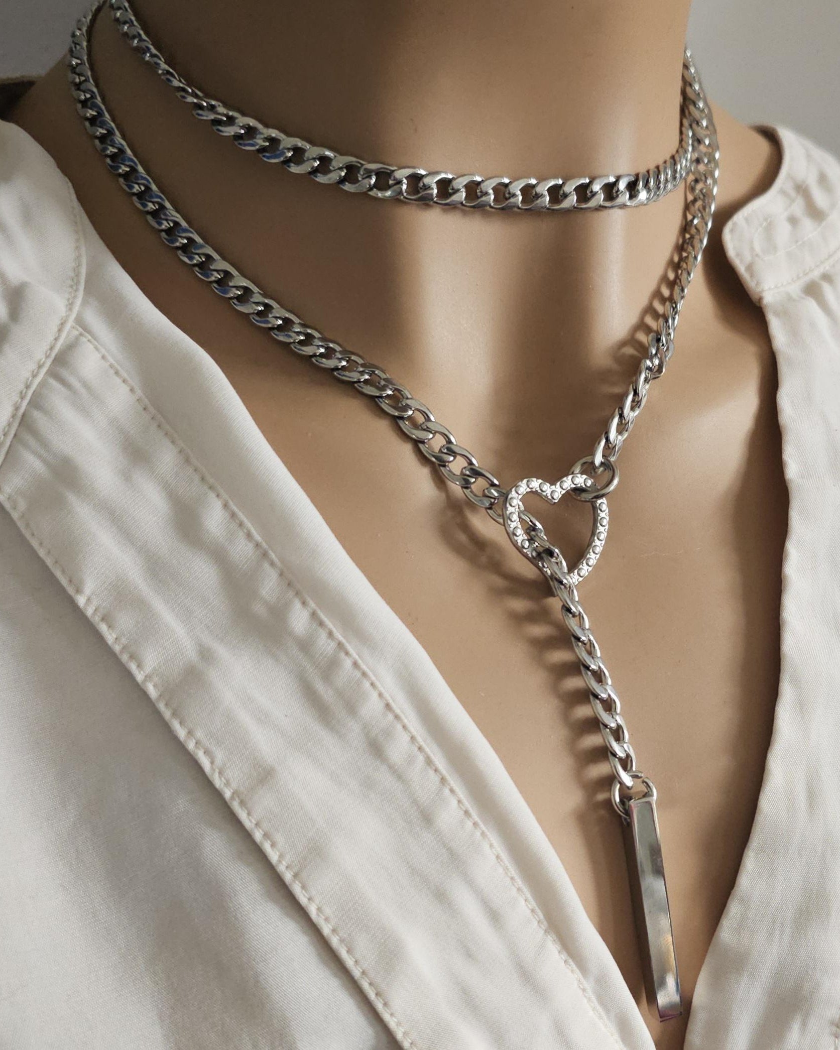 Acquista Collana semplice con ciondolo a cuore Collana girocollo con fiocco annodato Collane con colletto regolabile Gioielli con catena clavicola in Italia a partire da 1.8 Acquista Collana semplice con ciondolo a cuore Collana girocollo con fiocco annodato Collane con colletto regolabile Gioielli con catena clavicola in Italia a partire da 1.8