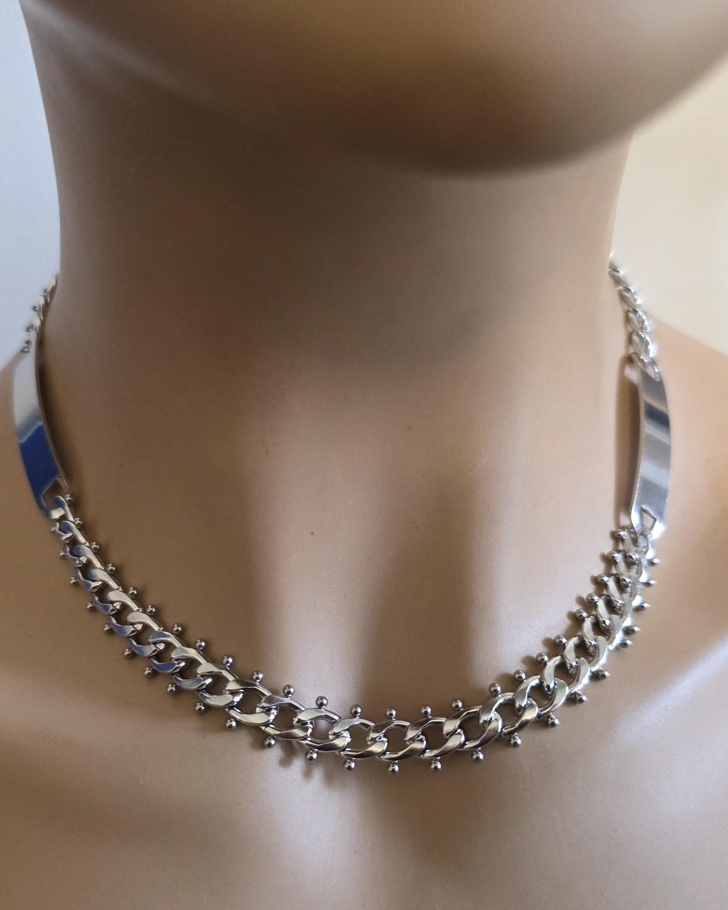 Death Moth Gothic Punk Pendant Multi Strand Choker Goth Necklace Set | Alt Aesthetic edgy chunky statement handmade jewelry gift for her