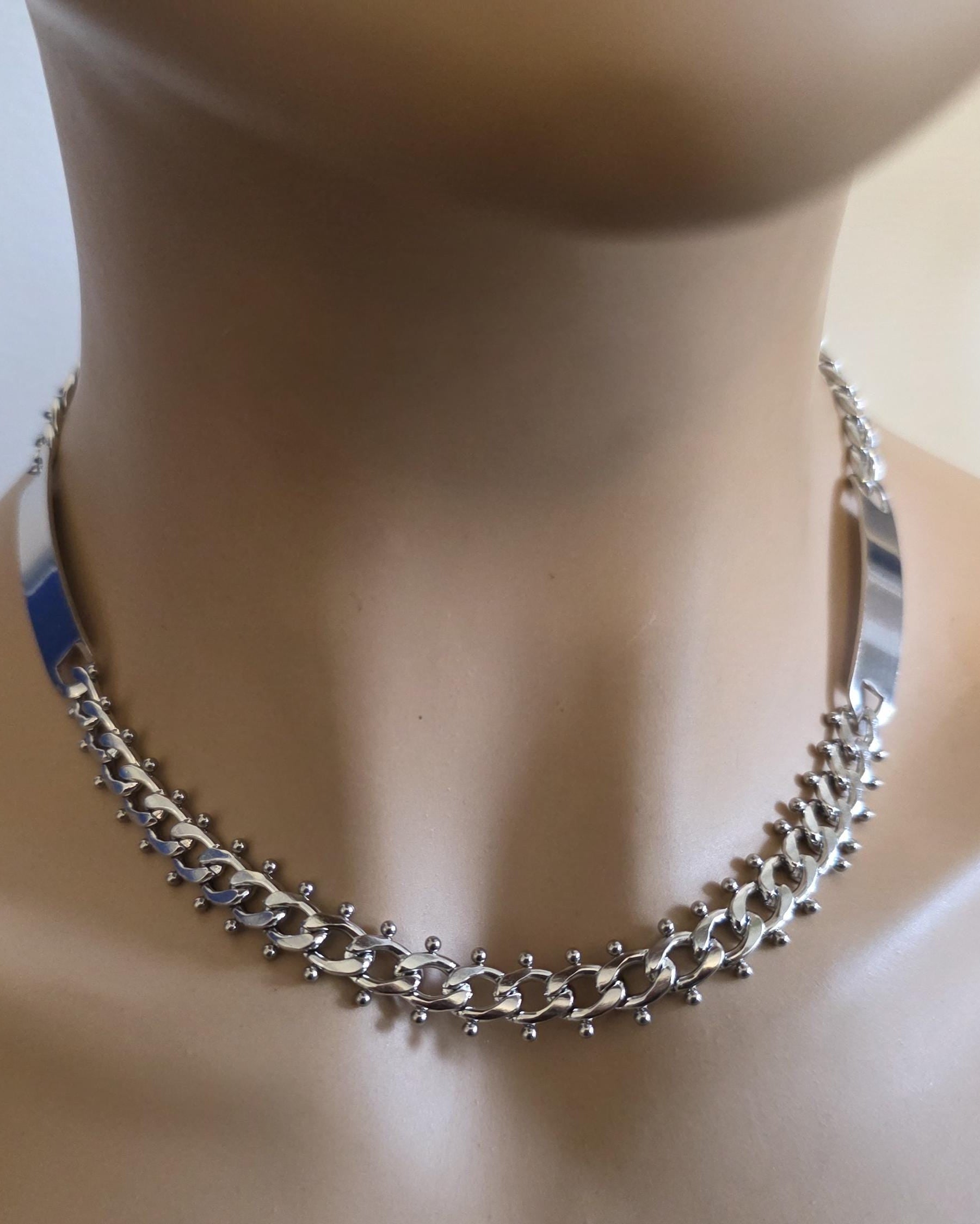 Death Moth Gothic Punk Pendant Multi Strand Choker Goth Necklace Set | Alt Aesthetic edgy chunky statement handmade jewelry gift for her