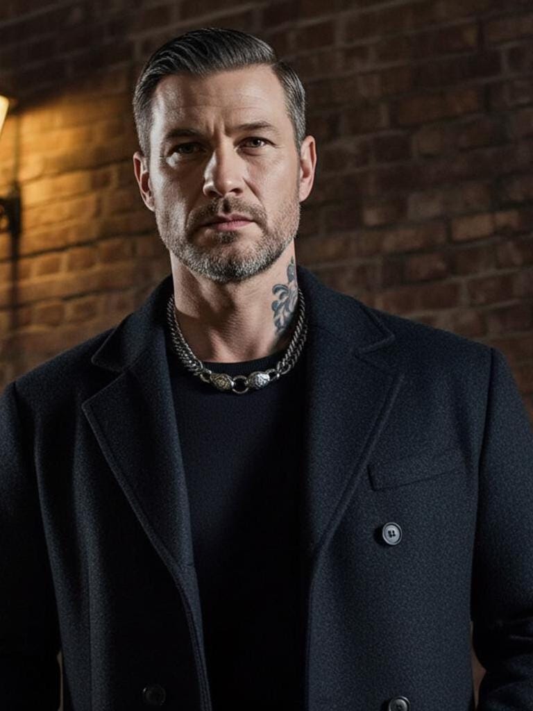 Mens Snake Norse Gothic Punk Collar Chunky Choker Biker Necklace