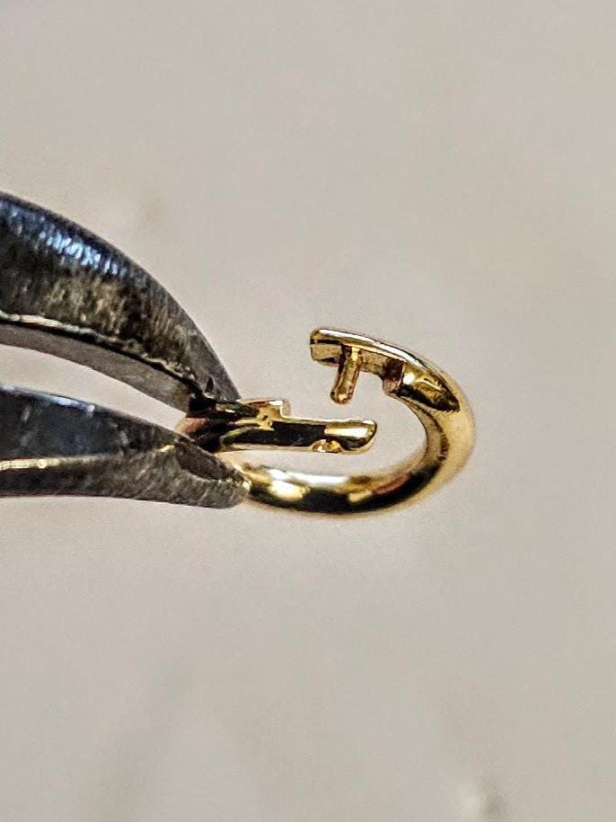 Gold BDSM Sub Day Collar Choker Necklace, Submissive Bondage Jewelry Style Permanent Locking Clasp Option, Gift for Her, Couples, Intimate