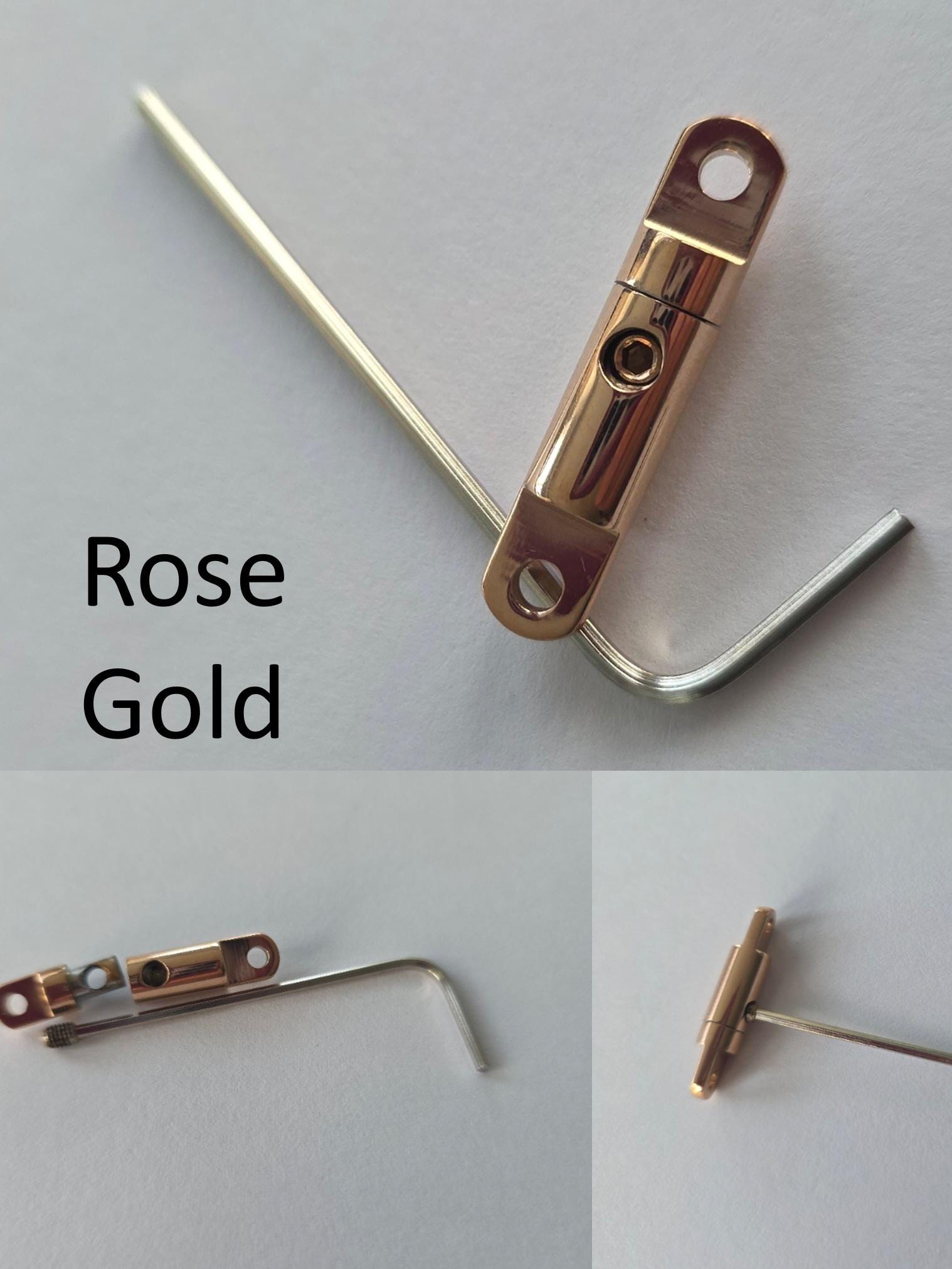 Rose Gold Day Collar Necklace O Ring with Permanent Locking Options | Partner Couples Jewelry