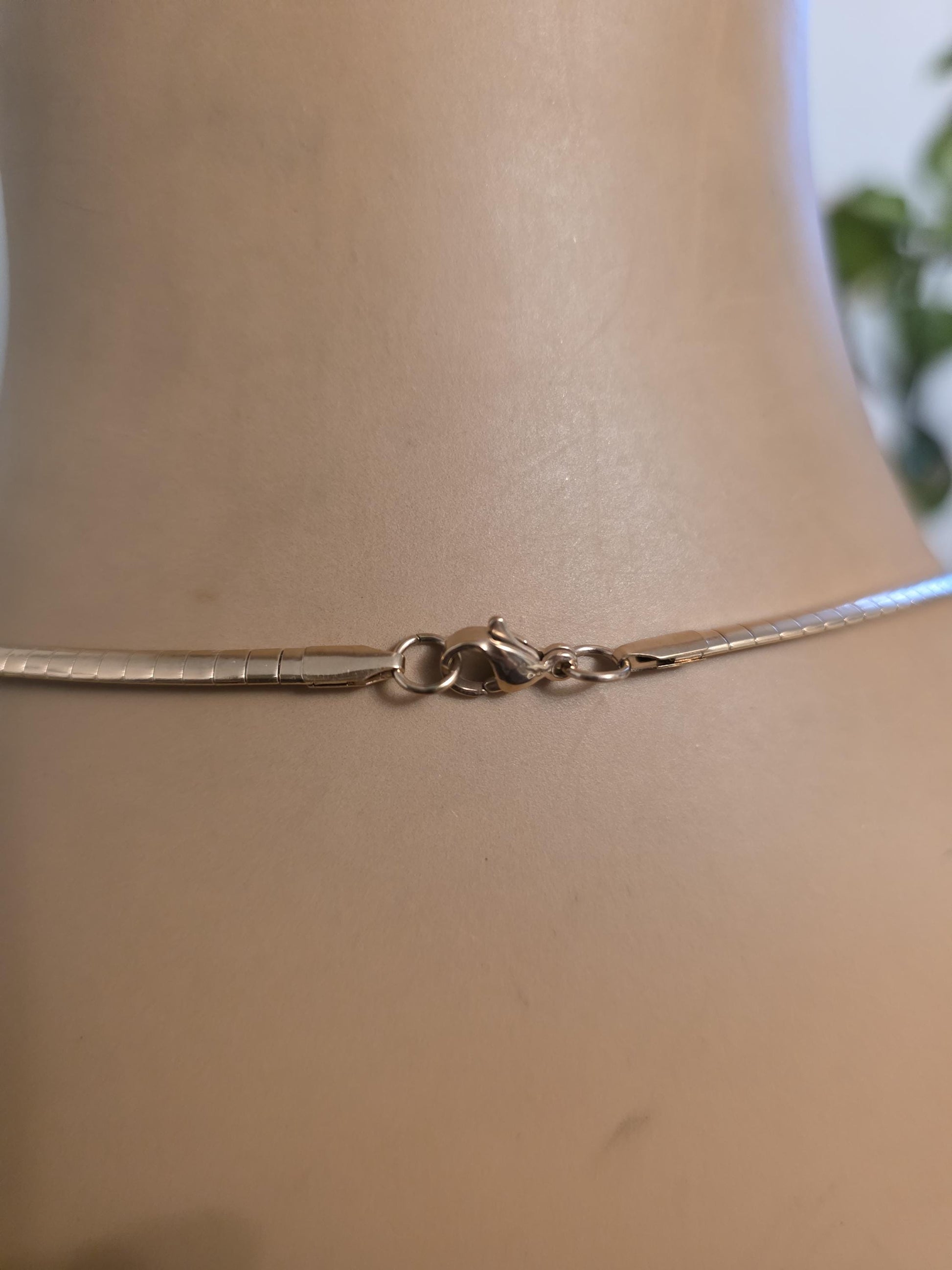 Discreet Day Collar Necklace Rose Gold Permanent Locking Options | BDSM Intimate Partner Couples Jewelry