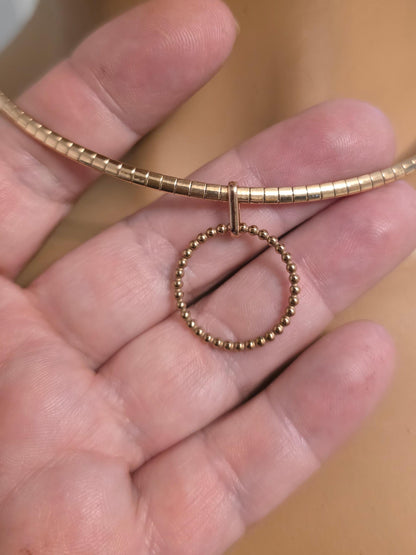 Discreet Day Collar Necklace Rose Gold Permanent Locking Options | BDSM Intimate Partner Couples Jewelry