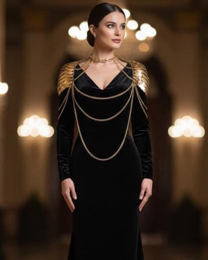 Halloween Viking, Dragon, Fairy Scalemail Cosplay Chainmail Festival Outfit Shoulder Armor QUALITY MADE in CANADA