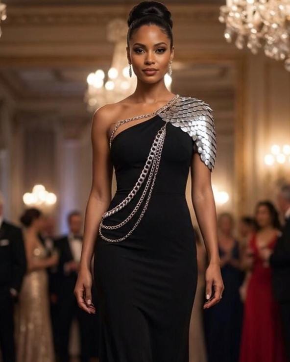 Viking, Dragon, Fairy Scalemail Cosplay Chainmail Renaissance Dress Festival Outfit Corset Shoulder Armor Rave Costume