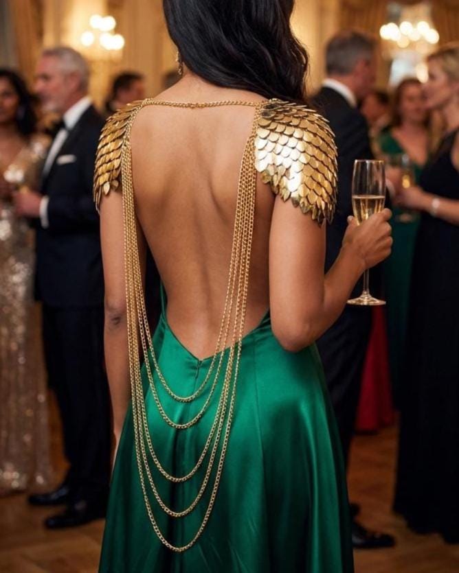 Halloween Viking, Dragon Fairy Scalemail Cosplay Chainmail Festival Outfit Shoulder Armor Costume QUALITY MADE in CANADA