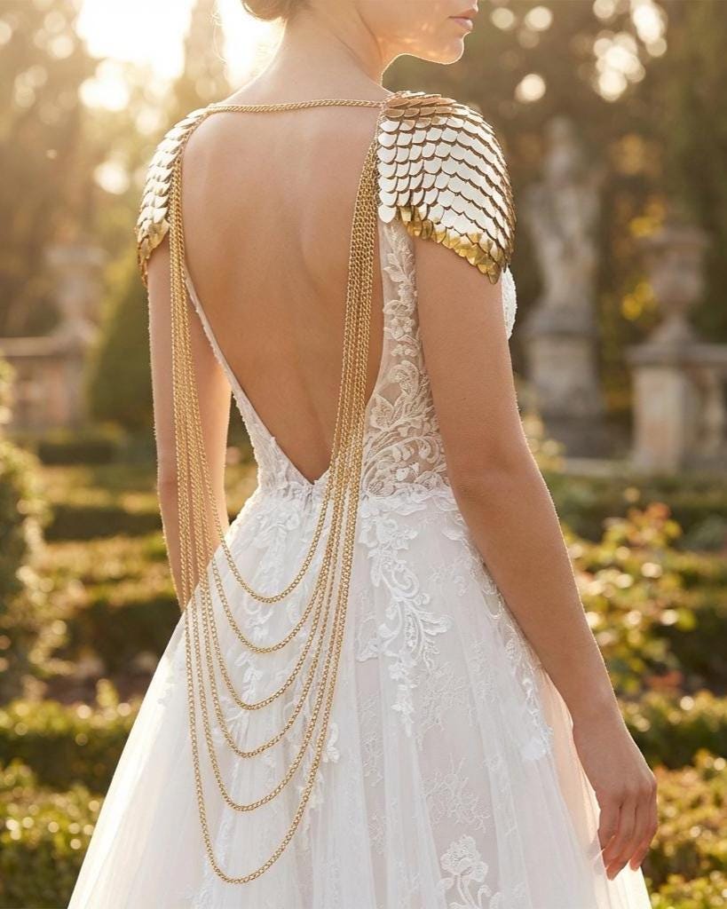 Halloween Viking, Dragon Fairy Scalemail Cosplay Chainmail Festival Outfit Shoulder Armor Costume QUALITY MADE in CANADA