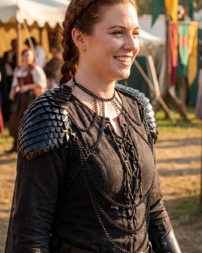 Dragon Rider Scale Shoulder Armor, Fantasy Scalemail Costume, Royal Fae Gala Fairytale Cosplay, Viking, Fairy Outfit, Bookish