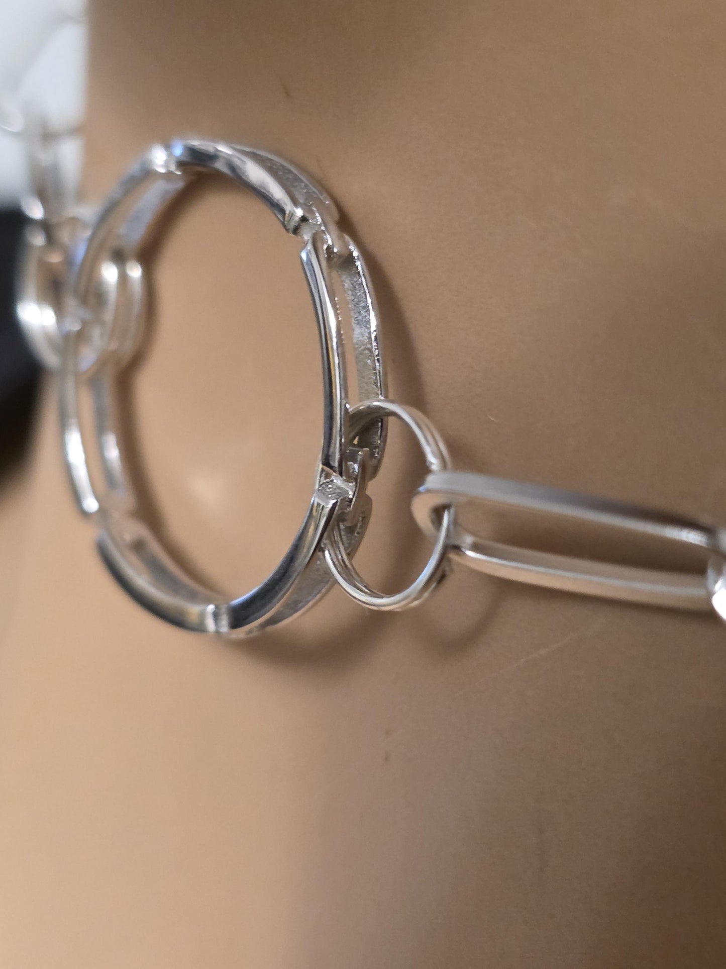 925 Solid Sterling Silver Day Collar Choker Necklace - Permanent Locking Option - Intimate Partner Jewelry