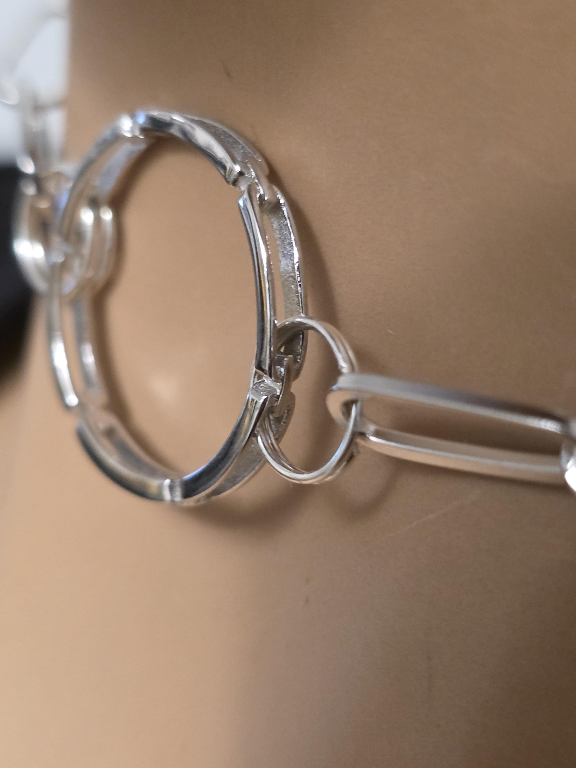 925 Solid Sterling Silver Day Collar Choker Necklace - Permanent Locking Option - Intimate Partner Jewelry