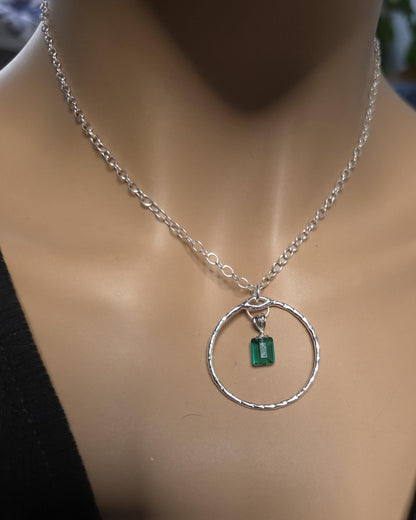 Sterling Silver Day Collar with Austrian Crystal Choker Necklace - Locking Option - Partner Jewelry