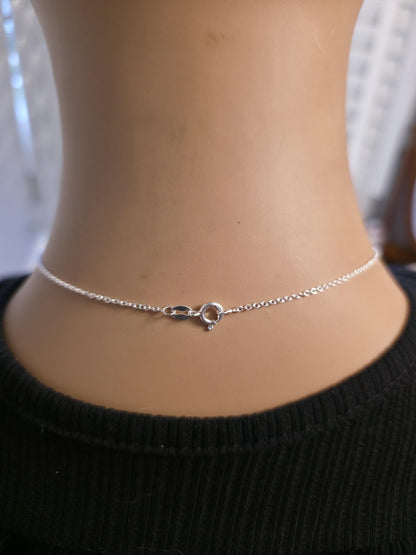 Sterling Silver Day Collar Choker Necklace Braided O Ring - Locking Option - Luxury Elegant Partner Jewelry