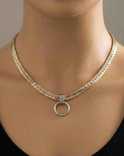 Steel Day Collar, Precision Fit Masc Style Choker, O-Ring Necklace, 14–20 Inch Sizes, Locking Option, BDSM Jewelry
