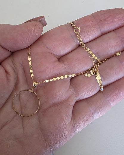Solid 10K Gold Day Collar Necklace | Minimalist Luxury Collar | Fine Gold Jewelry