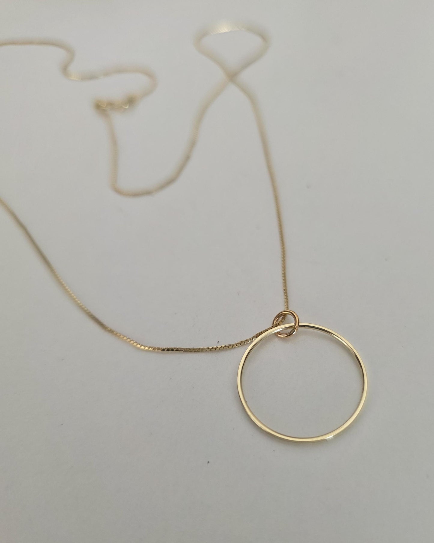 14k Gold Vermeil Over Sterling Silver Elegant Figaro Chain Day Collar Ring Necklace, Devotion Luxury Fine Jewelry