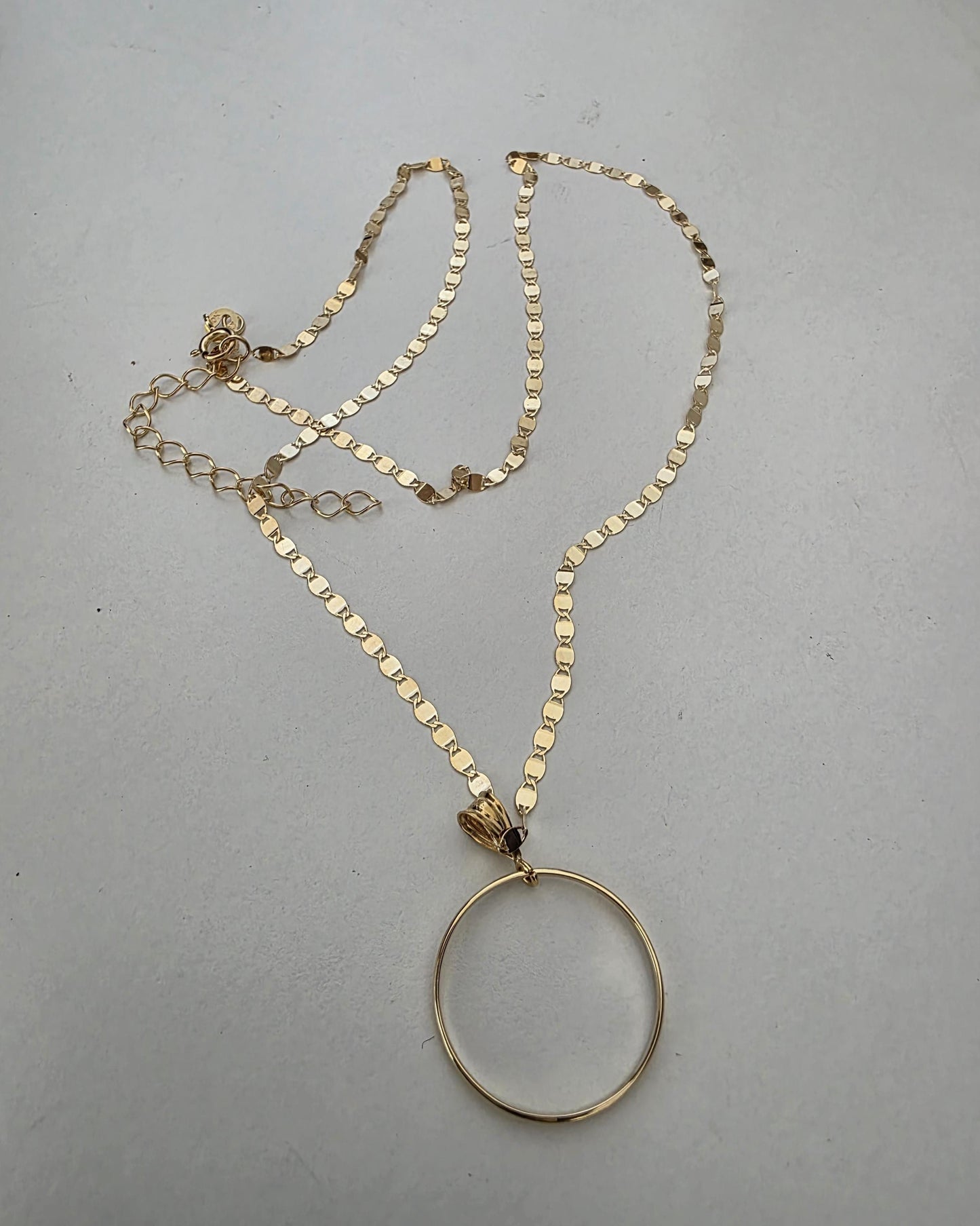 Solid 10K Gold Day Collar Necklace | Minimalist Luxury Collar | Fine Gold Jewelry