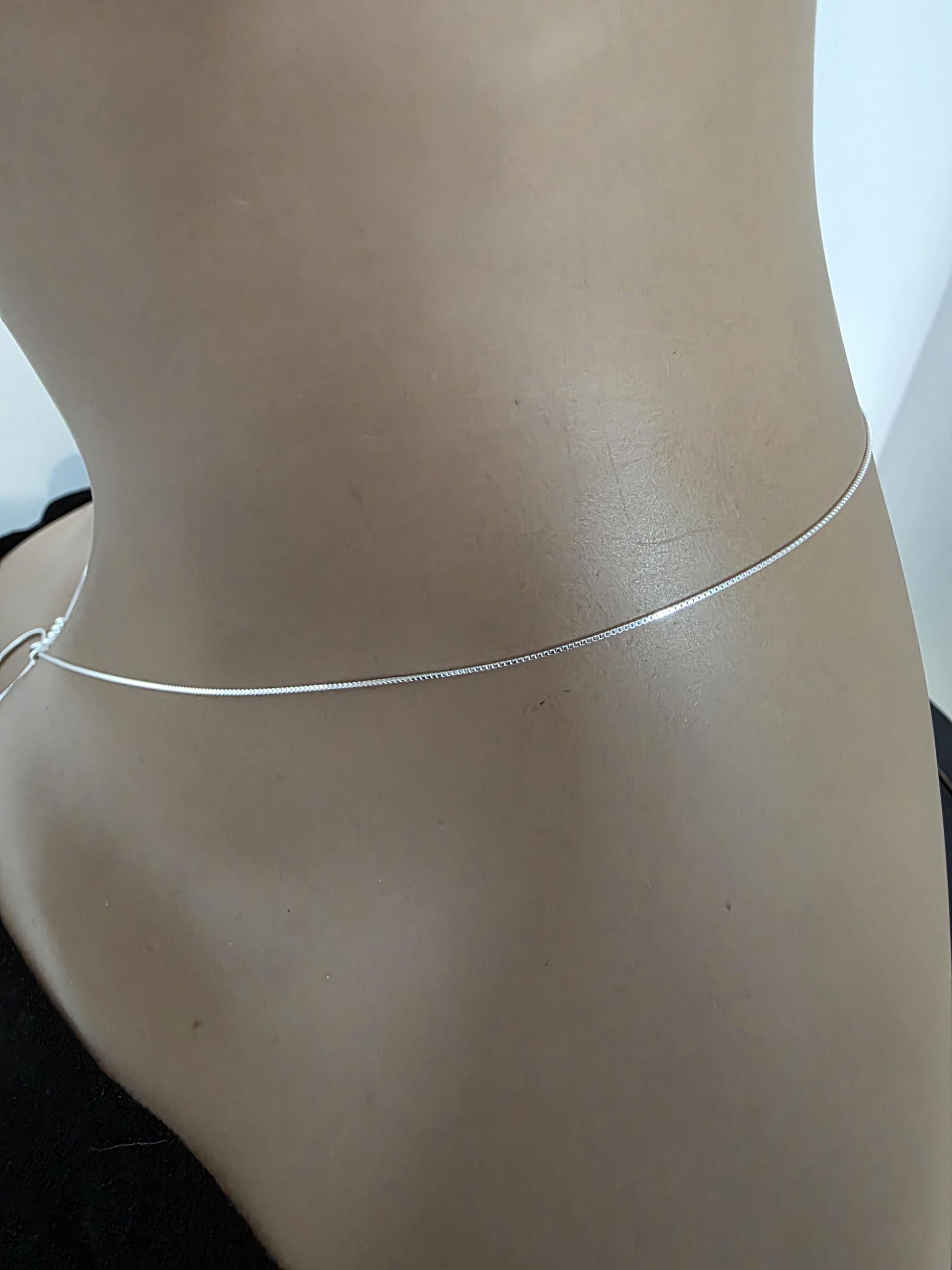 Sterling Silver Beaded Snake Chain Wabi-Sabi Eternity O Ring Day Collar Style Necklace - Luxury Commitment Jewelry